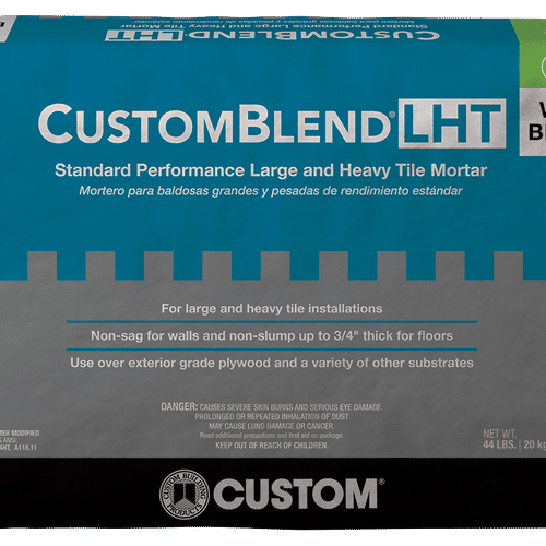 Gris 35 lb - Custom Building Products Mortier pour carrelage lourd et de grande taille Versabond Lite Professional Gray|| CVBLTMG35 main image 1
