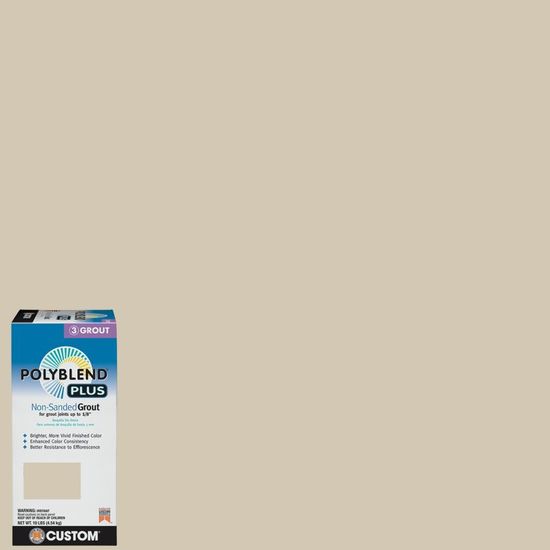 Custom Building Products Polyblend Plus #382 Bone 10 lb. Unsanded Grout