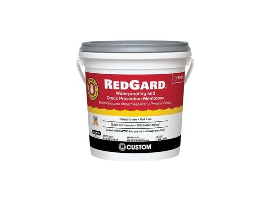 Waterproofing and Crack Prevention Membrane RedGard Pink 1 gal