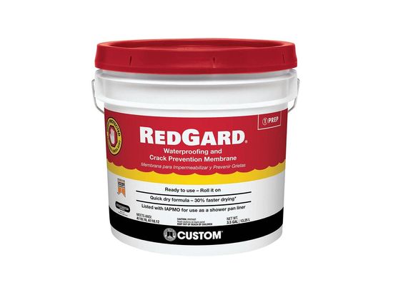 Waterproofing and Crack Prevention Membrane RedGard Pink 3.5 gal