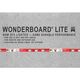 Panneau d'appui en ciment WonderBoard Lite 1/4" x 36"x 60"