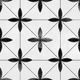 Floor Tiles Picasso Flores Blanco Matte 8" x 8"