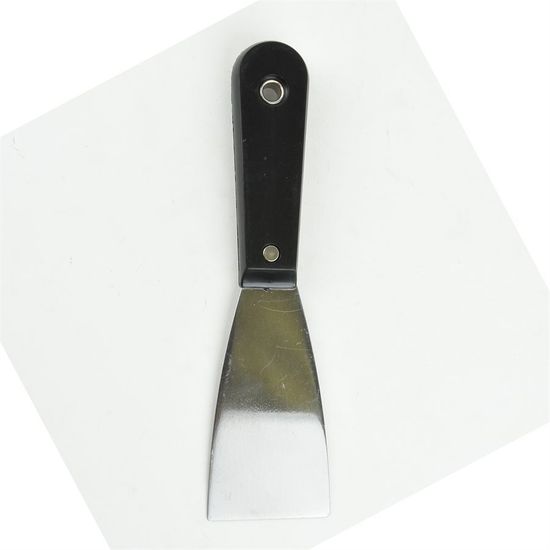 Couteau à Mastic en Acier Inoxydable rigide 2" poignée en plastique
