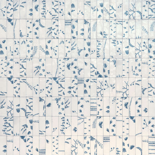 Marazzi - Wall Tiles Rice #RC50 Bianco Deco Leaf Glossy 2
