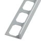 LS2 L-Shape Edge Profile Anodized Aluminum Satin 3/8" (10 mm) x 8' 2-1/2"