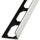 LS5 L-Shape Edge Profile Brushed Stainless Steel (V2) 3/8" (10 mm) x 8' 2-1/2"