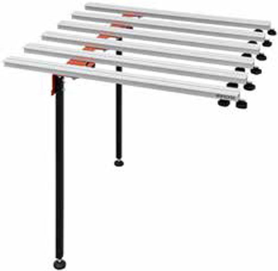 Side Extension with 6 Aluminum Profiles and Folding Legs for BM 180