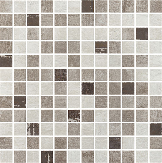 Floor Tile Dark Fossil Industrial Chic Light Mix Natural 12" x 12"