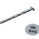 Halex Drive Screw Wood Flooring Nails 1 1/4" Silver - 1 lb bags
