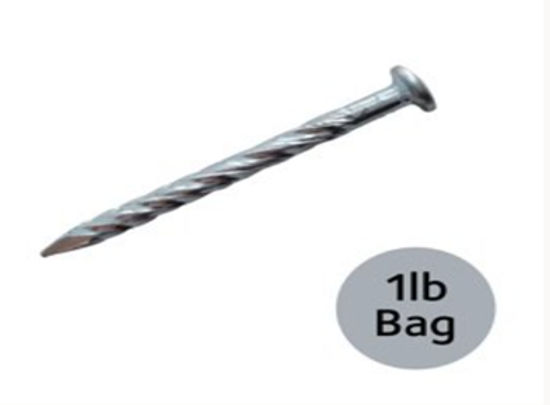 Halex Drive Screw Wood Flooring Nails 1 1/4" Silver - 1 lb bags