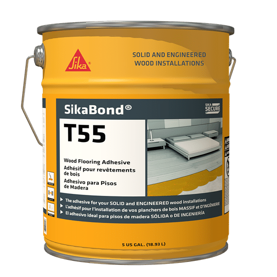 Sikabond T55 Polyurethane Adhesive for Wood Flooring - 18.9 L