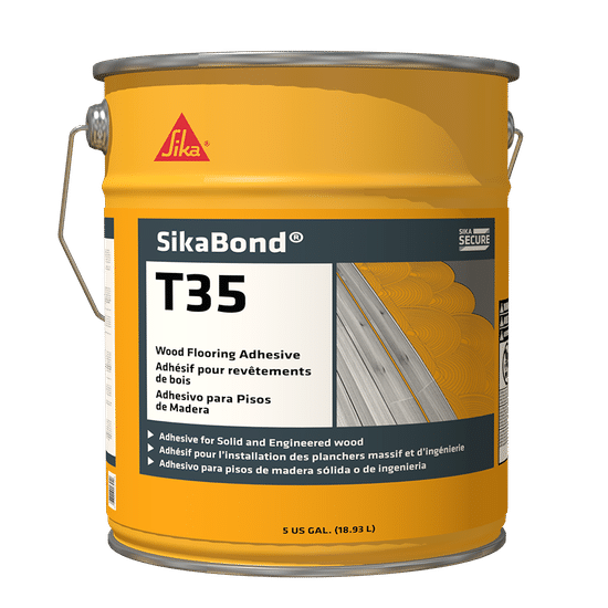 Sikabond T35 Adhésif polyuréthane pour revêtements de sol en bois - 18.9 L