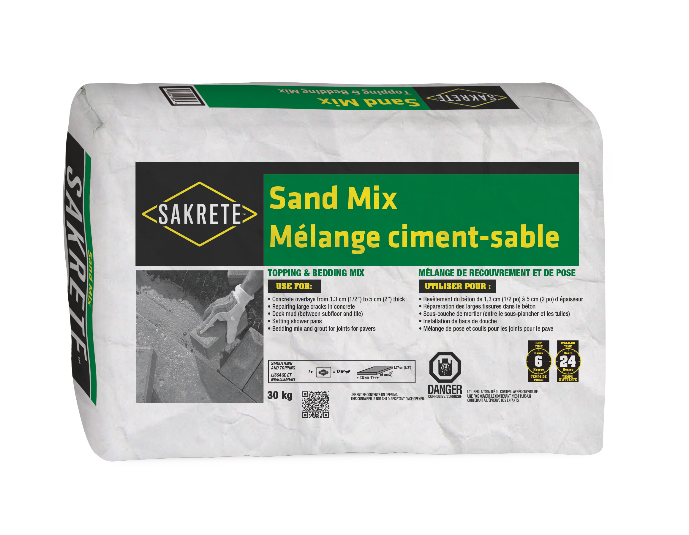 Mélange ciment et sable 30 kg - Canac