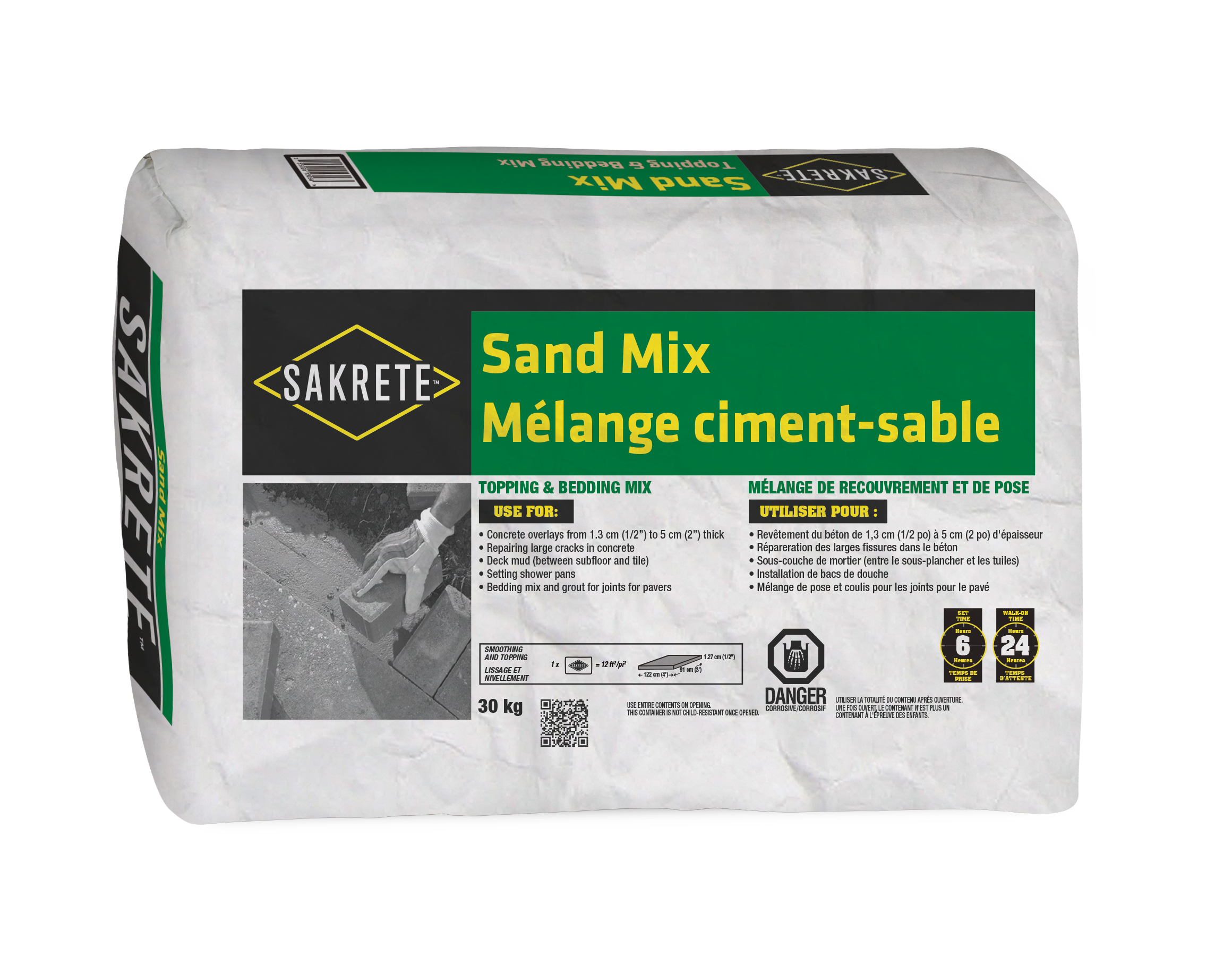 Sika Sakrete M lange Ciment Sable 30 kg 21051130 FloorBox