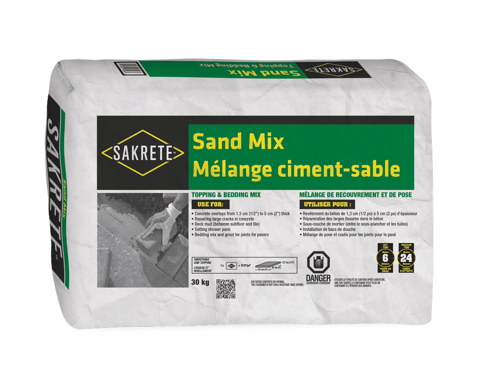 Sika Sakrete M lange Ciment Sable 30 kg 21051130 FloorBox