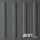 Tactile Tile Eon Tile with Bars Fine Ivory 12" x 12"