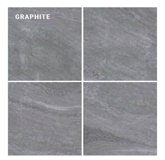 Floor Tile Ecostone Alpi Graphite 60 cm x 60 cm