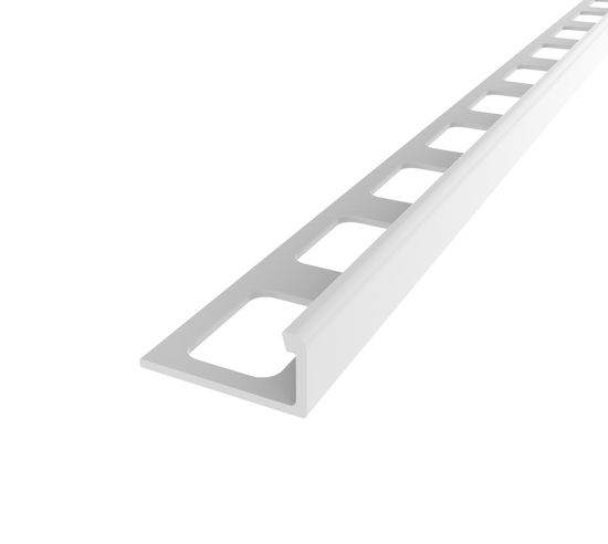 Tile L-Shaped Edge Trim Regular PVC White - 3/16" (4.5 mm) x 8'