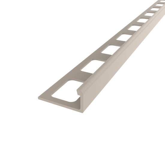 Tile L-Shaped Edge Trim Regular PVC Tan - 1/4" (6 mm) x 8'