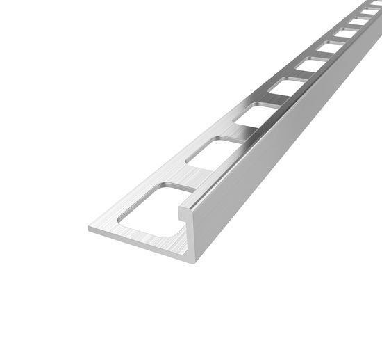 Tile L-Shaped Edge Trim Regular Aluminum - 1/4" (6 mm) x 8'