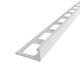 Tile L-Shaped Edge Trim Regular Aluminum White Paint - 1/4" (6 mm) x 8'