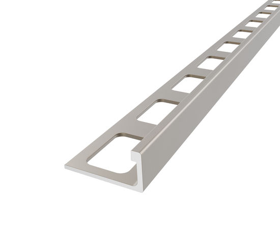 L-Shape Edge 5/16 in. Brushed Nickle Anodized Aluminum Profile L-Shape Edge 5/16 in. Brushed Nickle Anodized Aluminum Profile