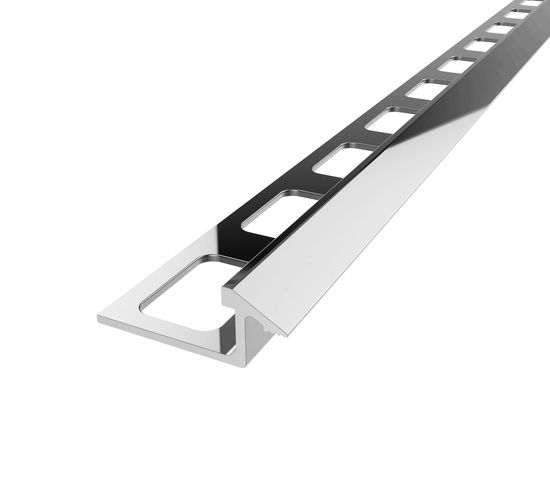 Tile Reducer Anodized Aluminum Bright - from 1/2" (12.5 mm) to 1/4" (6.5 mm) x 1-5/32" x 8'