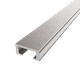 Tile Edge Trim Listello Anodized Aluminum Brushed Satin Nickel - 3/8" (10 mm) x 3/4" x 8'