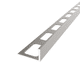 Tile L-Shaped Edge Trim Economic Anodized Aluminum Satin Nickel - 3/8" (10 mm) x 8'