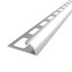 Tile Bullnose Edge Trim Economic Anodized Aluminum Satin - 1/2" (12.5 mm) x 8'