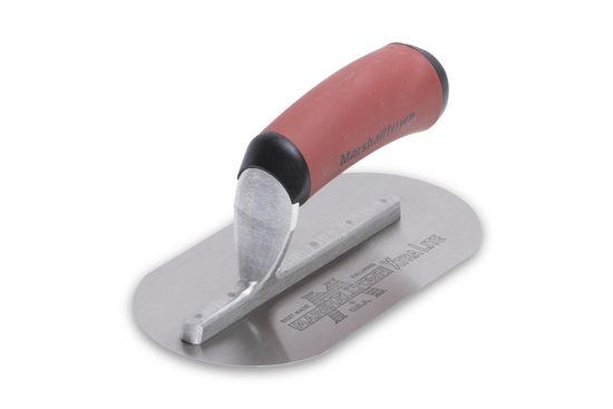 Wall Form Trowel 4" x 7-1/2" with Fully Rounded Blade and a DuraSoft Handle