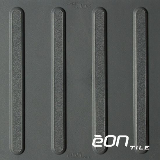 Eon Tactile Wayfinding Tile Vogue Black 12" x 12" x 5 mm