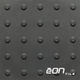 Eon Carreau avec dômes tronqués noir vogue 12" x 12" x 5 mm