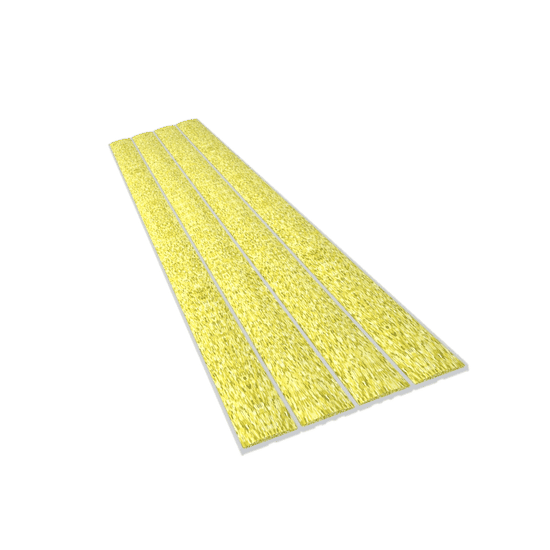 Ecoglo N30 Bandes antidérapantes pour bordures de marche jaunes 2" x 8'