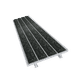 Ecoglo S1-N30 Cast in Place Stair Nosing with Black Anti-Slip Strip 2.1" (Sold in Linear Feet)