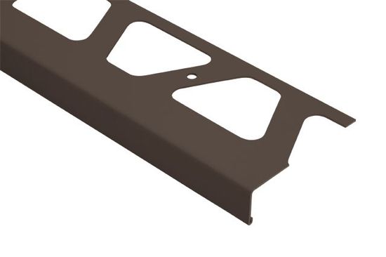 BARA-RW Profilé de bordure de balcon aluminium brun noir 4-3/4" (120 mm) x 8' 2-1/2"