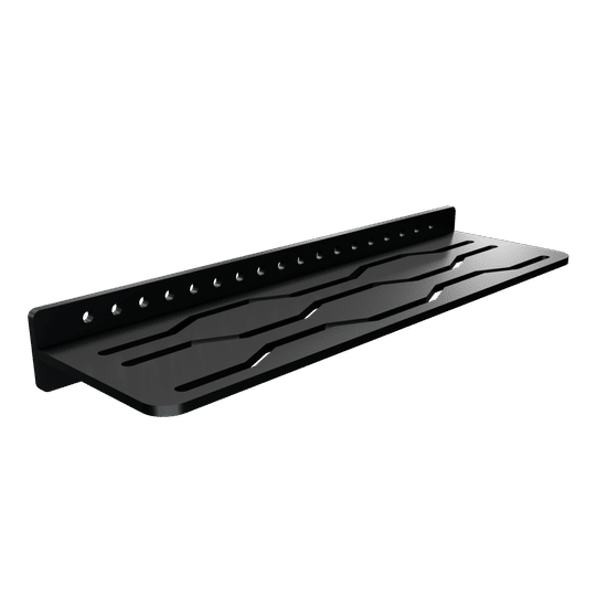 Shower Shelf Stainless Steel Black 16" x 4 1/2"
