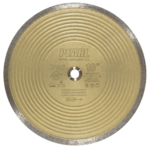 Pearl Abrasive - P5 Lames de carreaux de verre. 7 mm Rim 10