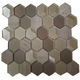 Mosaïque Glass Mosaics Hexagon Pearl Lustré 10" x 12"