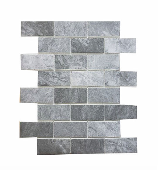 Mosaïque Mosaics Gray Brick Mat 12" x 12"