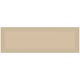 Tuiles murales Tiffany Beveled Beige Lustré 4" x 12"