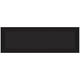 Tuiles murales Tiffany Beveled Black Lustré 4" x 12"