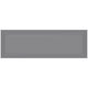 Tuiles murales Tiffany Beveled Grey Lustré 4" x 12"
