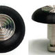 Advantage One Individual Domes Concentric Rings Black Carborundum with Stainless Steel Center 7/8"