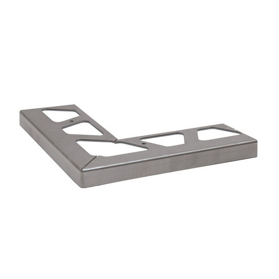 BARA-RW Outside Corner 90° for Balcony Edging Profile Stainless Steel (V2) 3-3/4"