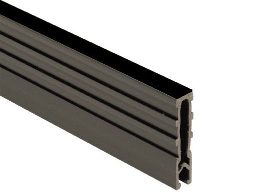 DILEX-MP Screed Expansion Profile - PVC Plastic Black 5/16" x 1-3/8" x 8' 2-1/2"