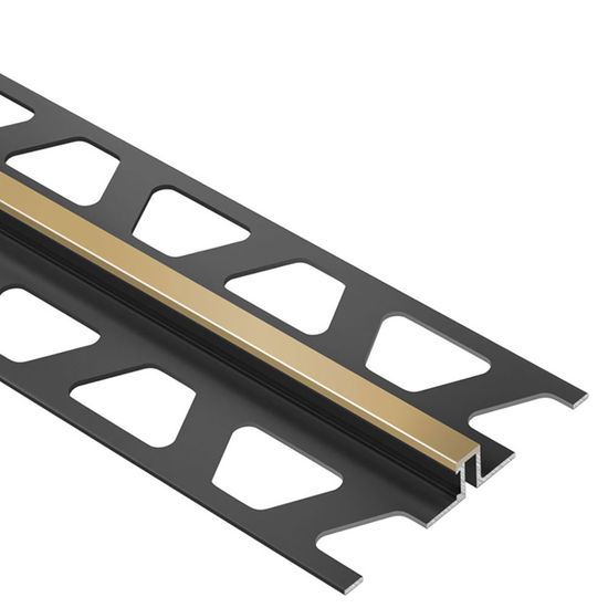 DILEX-BWS Surface Joint Profile with 3/16" Movement Zone - PVC Plastic Light Beige 1/2" x 8' 2-1/2"