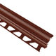 DILEX-AHK Cove-Shaped Profile with 3/8" Radius - Aluminum Rustic Brown 3/8" x 8' 2-1/2"