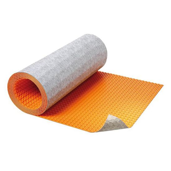 DITRA-HEAT-DUO Floor Heating Uncoupling Membrane Roll with Thermal Break 3' 2-5/8" x 33' 6-1/2" - 5/16" (108 sqft)