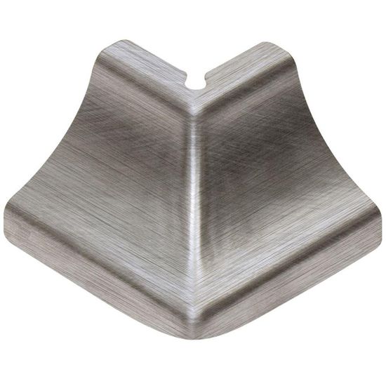 DILEX-EHK Outside Corner 135° 2-Way with 23/32" Radius - Brushed Stainless Steel (V2)